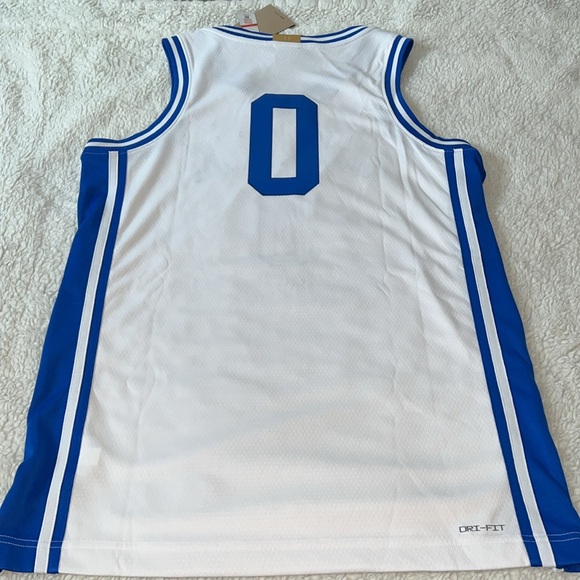Duke White and Blue Basketball Jersey Size Medium - Picture 6 of 7
